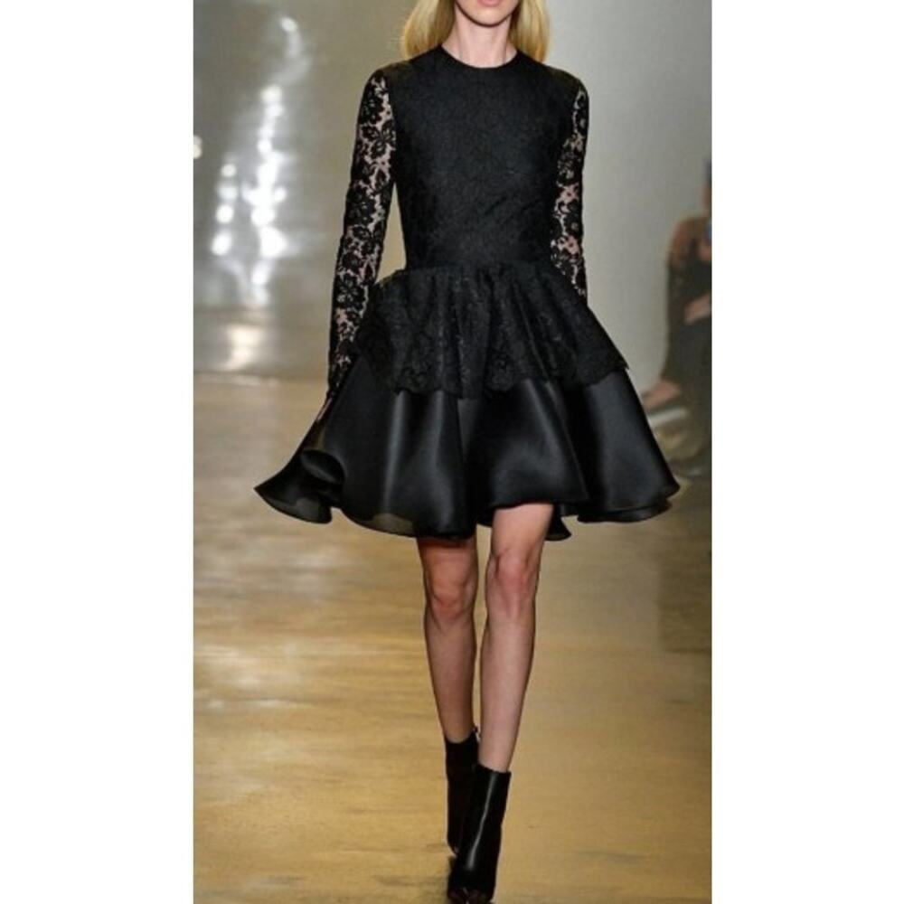 Cushnie et Ochs Lace with Silk Gazaar Dress Women's Sz. 4